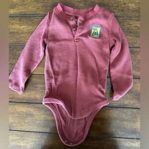 Joe Fresh Long Sleeve Bodysuit - Dusty Rose